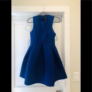 Aqua Royal Blue Bubble Dress
